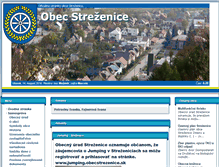 Tablet Screenshot of obecstrezenice.sk